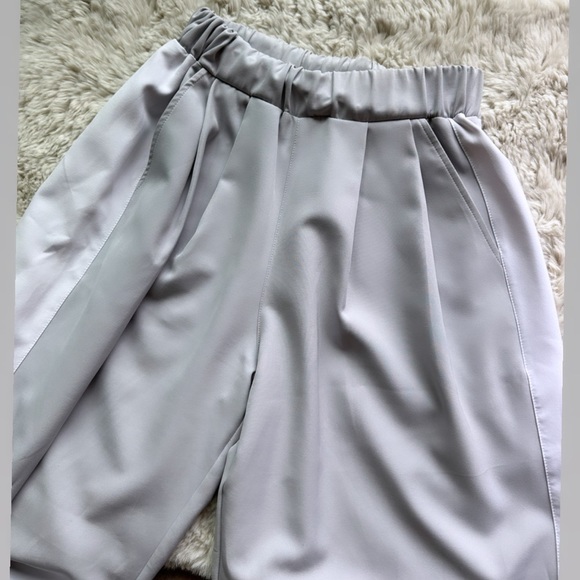 LIKE NEW Wide Leg Long Pants High-Waisted Joggers Sweatpants High-rise Lounge - Picture 5 of 5